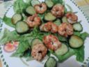 Insalata di gamberi all'orientale