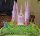 La torta castello delle principesse Disney