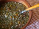 Tutti a dieta: zuppa di riso e legumi…