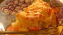 Torta con succo di arancia e mele, ideale per la colazione
