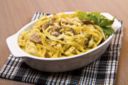 Le tagliatelle ai funghi porcini e panna da fare per il pranzo autunnale