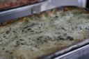 Lasagne ricotta e spinaci con la ricetta per il pranzo in famiglia