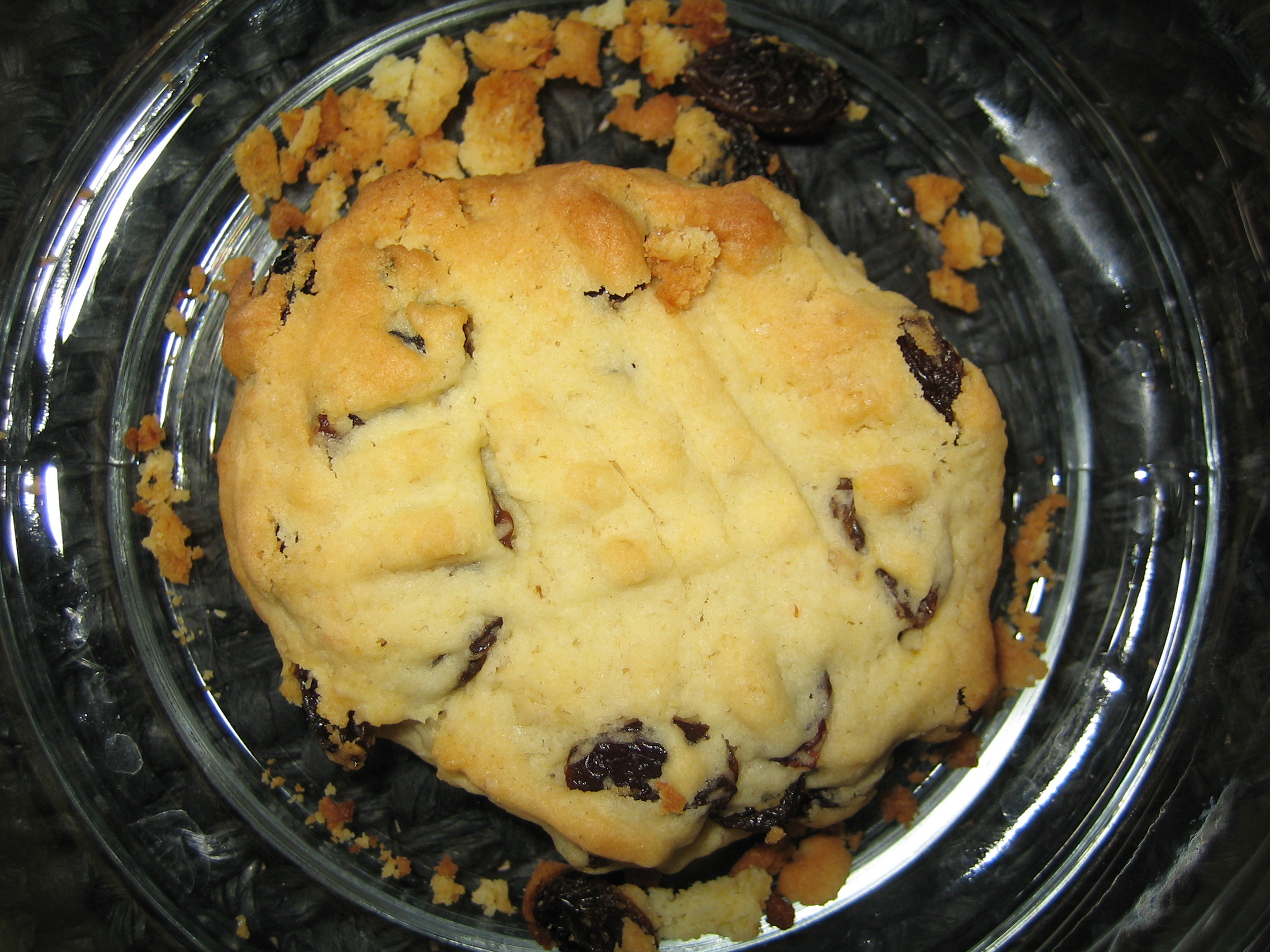 Biscotti all’avena, limone e uvetta