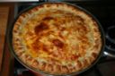 La pizza rustica con ricotta e salumi per la Pasquetta