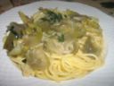 La pasta con i carciofi facile e veloce