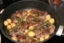 La ricetta del capretto arrosto con patate in padella