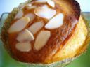 Muffin alle mandorle con cuore d’albicocca