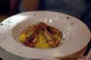 Il risotto con zafferano e gamberi di Simone Rugiati