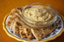 La ricetta dell'hummus o crema di ceci per un antipasto vegan