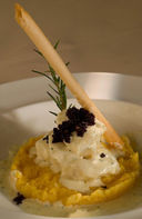 Ricette secondi: polenta con baccalà mantecato