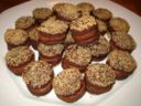 Ricetta dolce facile: biscotti al cioccolato, panna e nutella
