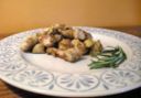 Ricette secondi: bocconcini di petto di pollo e castagne secche