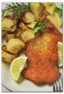 Ricette Secondi: Cotoletta alle nocciole e pistacchi con patate