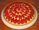 Ecco la crostata di fragole con crema pasticcera
