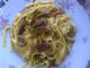 Primi piatti: fettuccine ai carciofi e zafferano