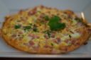 Frittata in padella con patate, bacon e verza