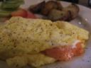 Con gli avanzi delle Feste: omelette ricca al salmone