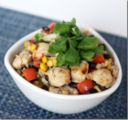 L'insalata di pollo alla messicana