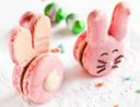 I macarons pasquali a forma di coniglietto