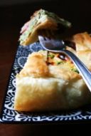Idee pic-nic: rustico con peperoni, ricotta e bacon