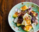 Ricette secondi: pollo al curry con radicchio