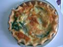 Ricette facili: Quiche lorraine agli spinaci ed emmental.