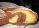 Ricetta dolce facile: torta bicolore al rhum