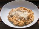 Ricetta primo per Natale: risotto cremoso con funghi