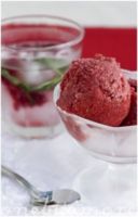 Il sorbetto mojito al lampone