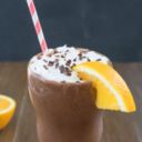 Orange mocha frappuccino