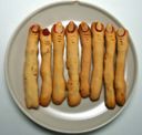 Le dita della strega di Halloween