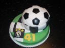 Torte della Juventus dai colori bianconeri