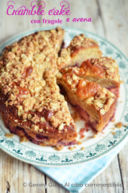 Crumble cake di fragole e avena, no, non è per cavalli!!