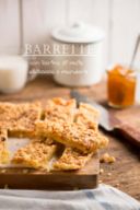 Barrette con farina di mais, albicocca e mandorle – Apricot and almond corn flour bars