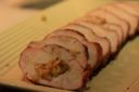 Prepara la ricetta dell'arrosto di lonza di maiale con le mele cotogne