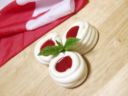 Meringhe con fragole cremose per la Befana
