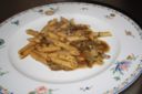 Fotoricetta pasta con carciofi e funghi