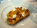 Bruschetta con crema di zucca e noci, antipasto autunnale