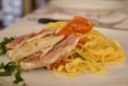 Primi piatti per Natale, tagliatelle alle triglie e verdure per la vigilia