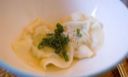Cucina cinese, ravioli con gamberi al limone