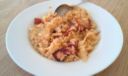 Ricetta veloce del risotto con carciofi e speck