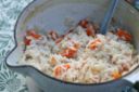 Ricette Bimby, il risotto alle carote e mandorle