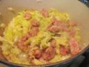 Ricetta del risotto con verza e salsiccia
