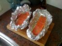Ricetta del salmone in cartoccio ai funghi