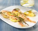 Triglie al limone come secondo piatto natalizio facile e veloce