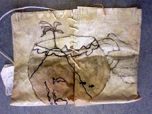 Bustine da tè per raccontare il mondo: la Tea Art di Githa Schrijver