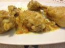 Fusi di pollo al curry