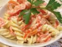 Fusilli panna e peperoni