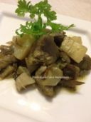 Patate e carciofi in umido