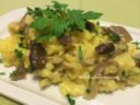 Risotto funghi e zafferano